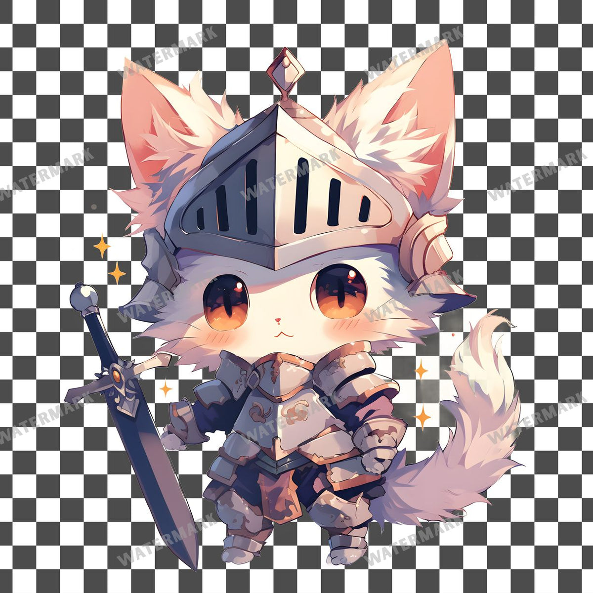 Chibi Knight Clipart Pngs