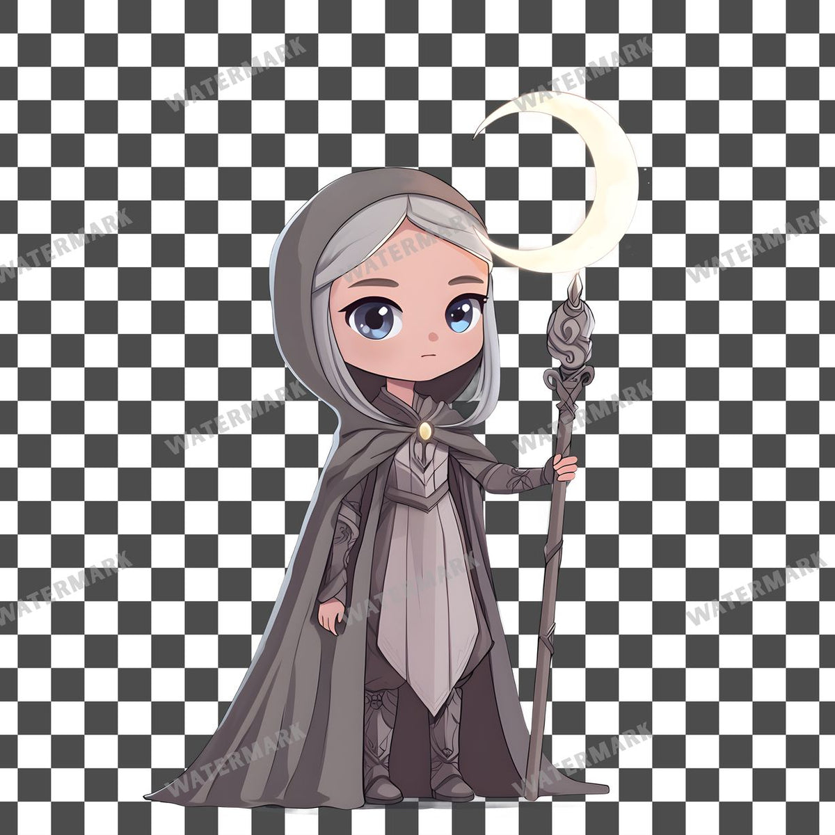 Chibi Lunar Clipart Pngs