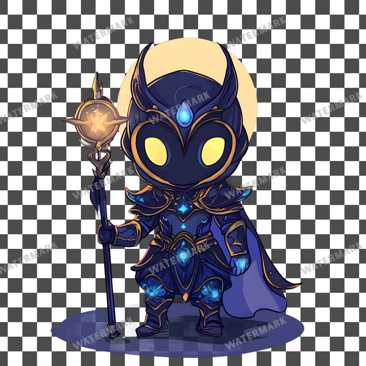 Chibi Lunar Clipart Pngs