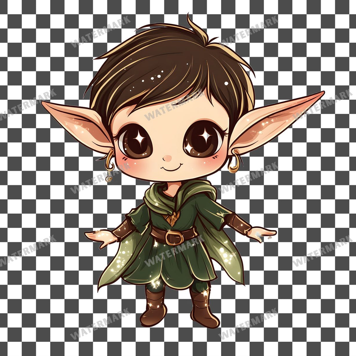 Chibi Magical Clipart Pngs
