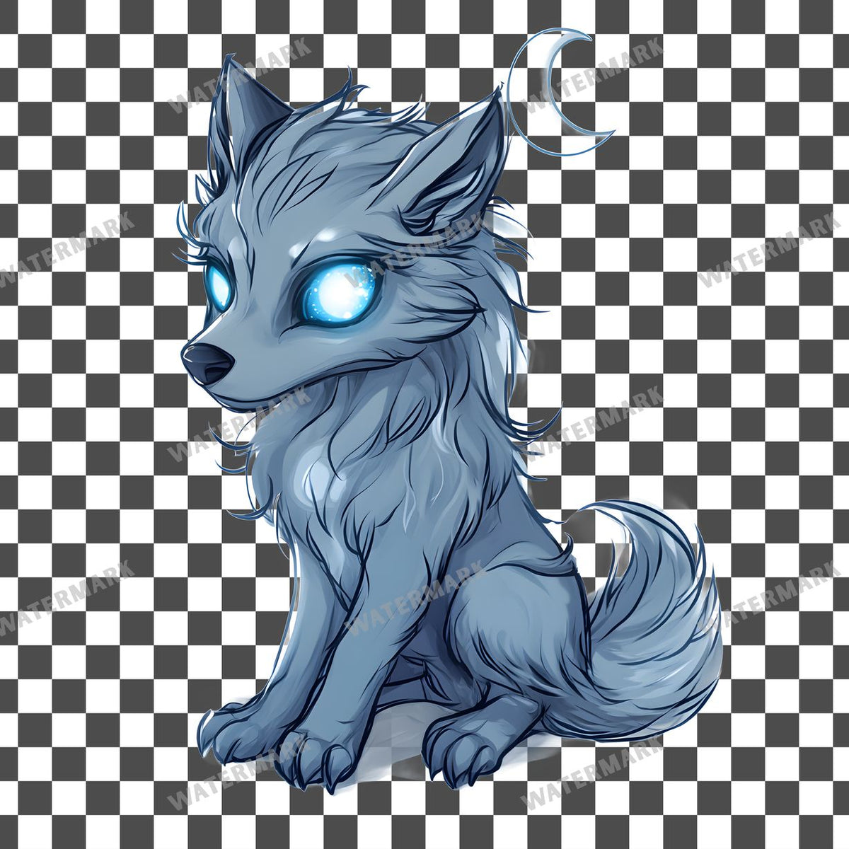 Chibi Moonlight Clipart Pngs