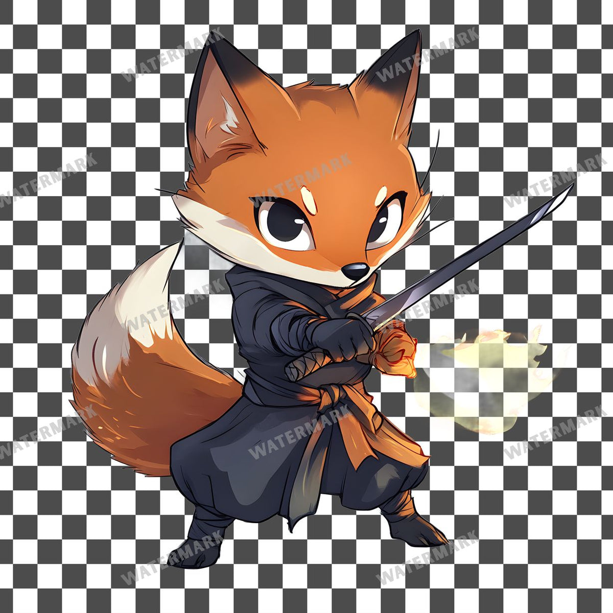 Chibi Ninja Clipart Pngs