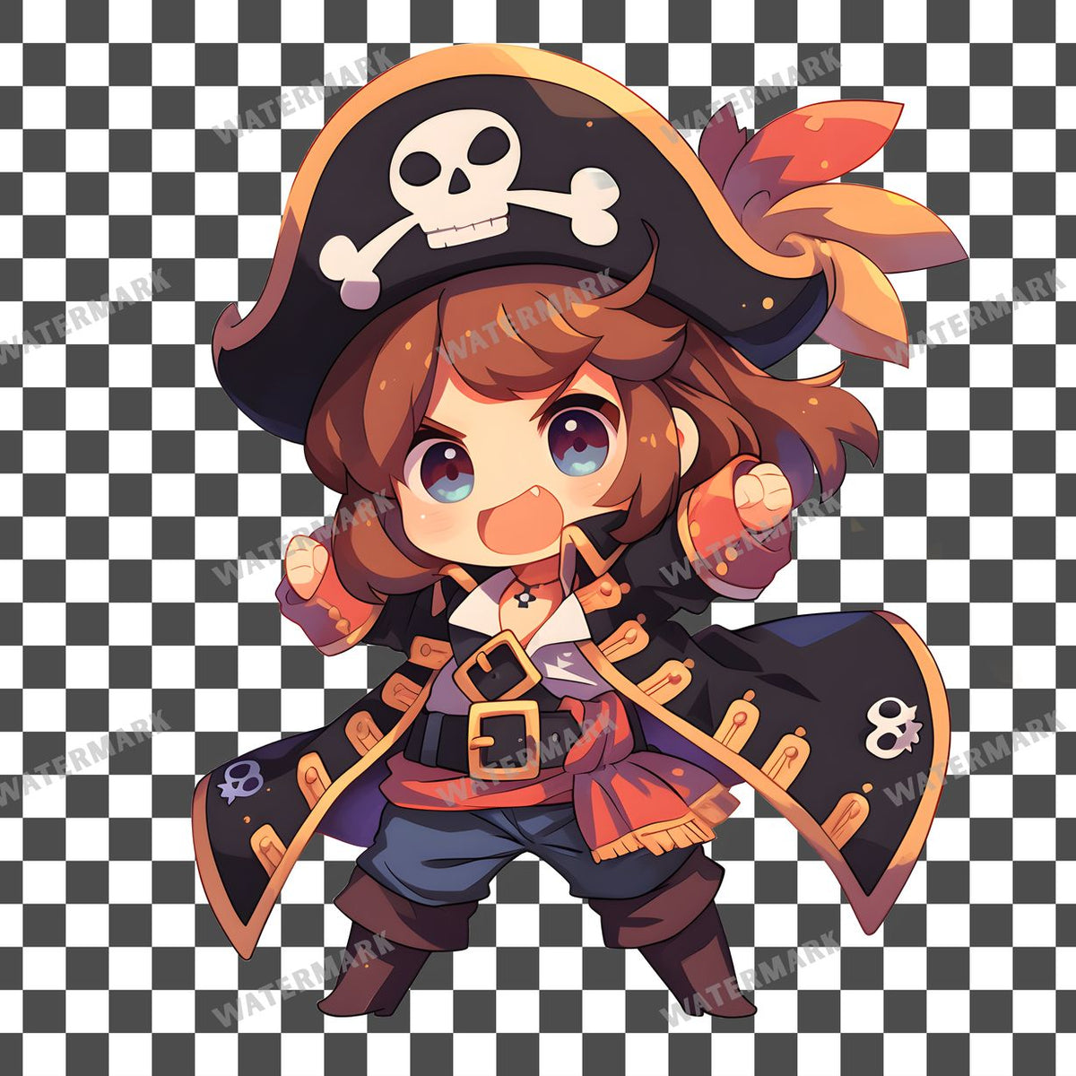 Chibi Pirate Clipart Pngs