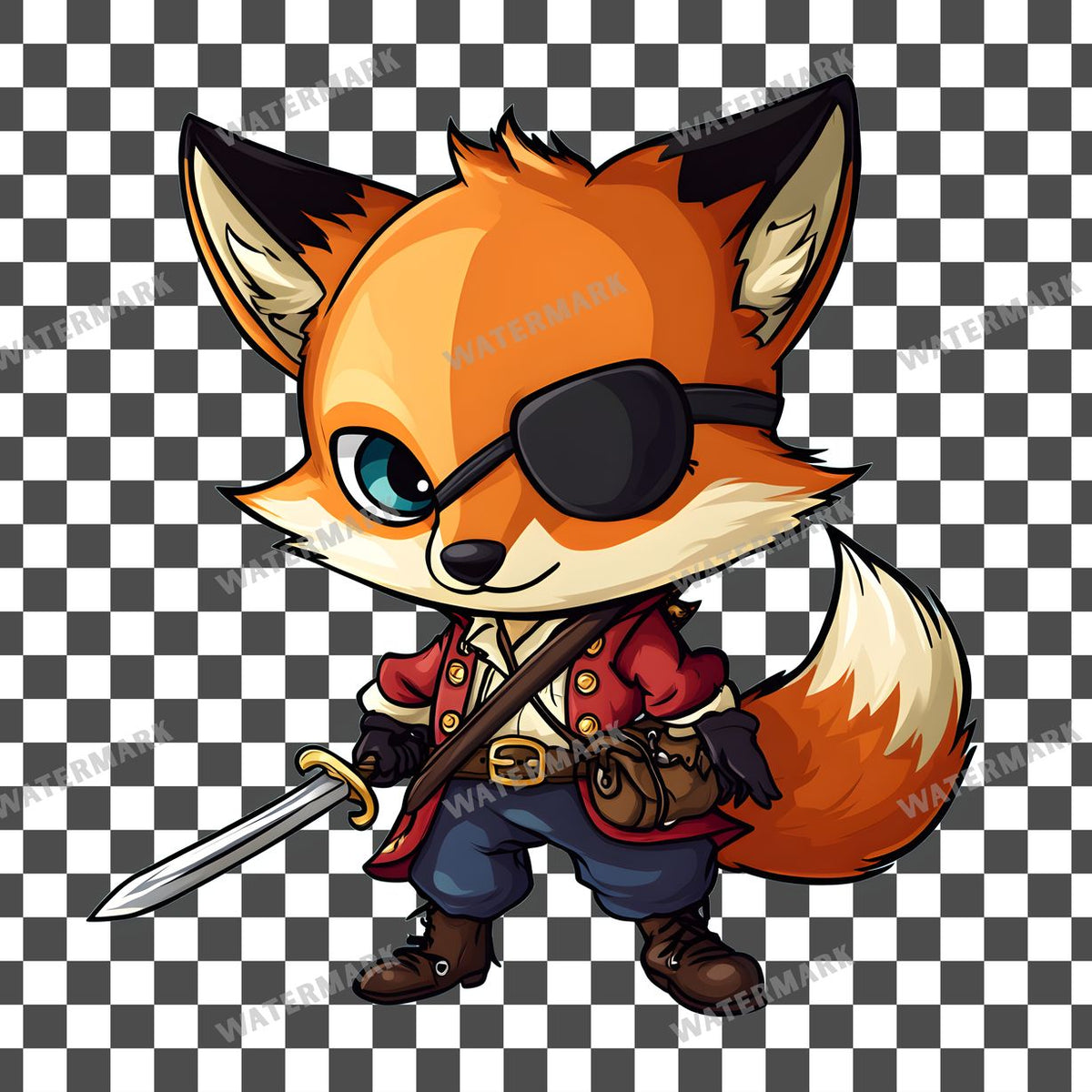 Chibi Pirate Clipart Pngs