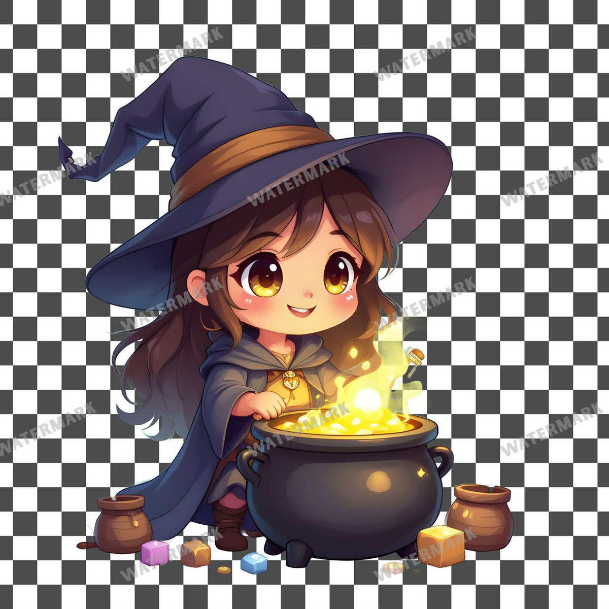 Chibi Potion Master Clipart Pngs
