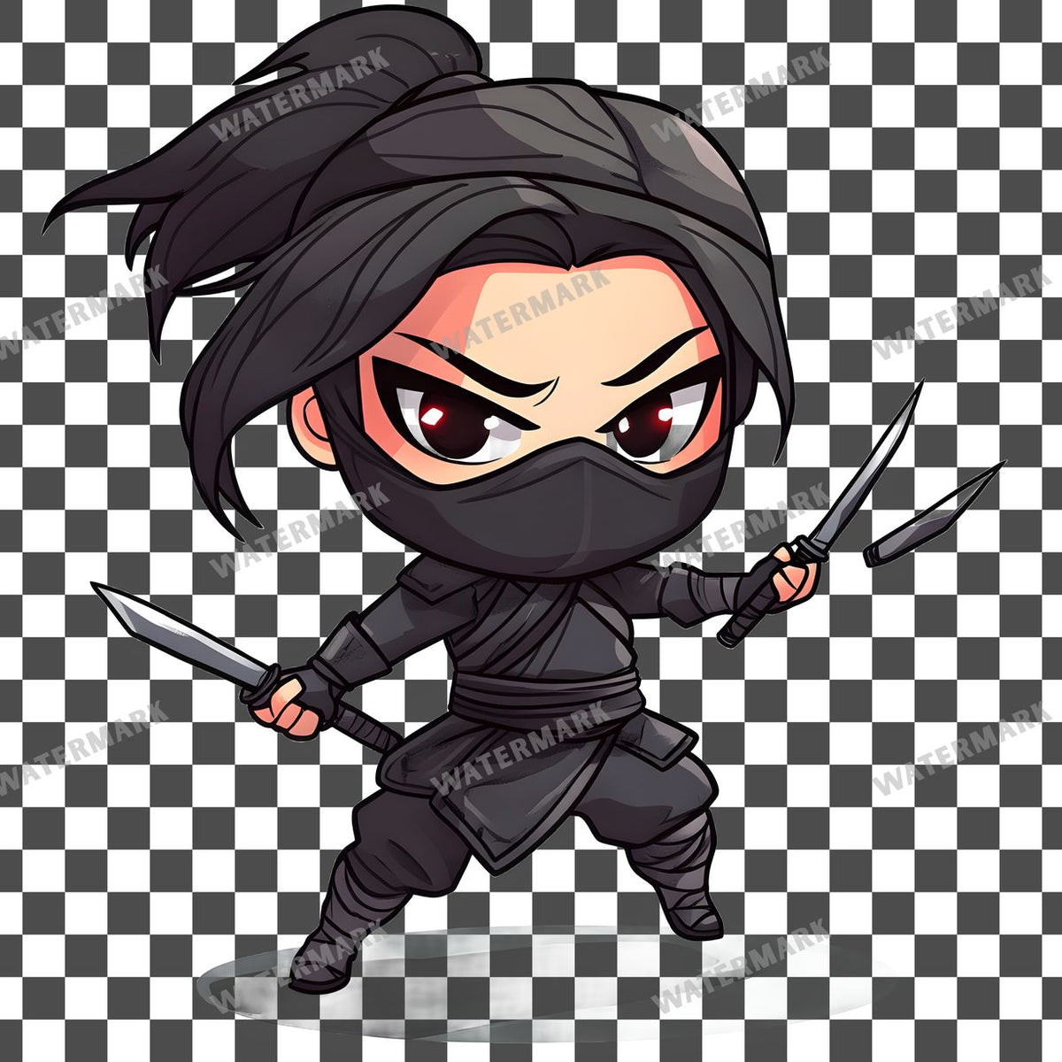 Chibi Shadow Clipart Pngs