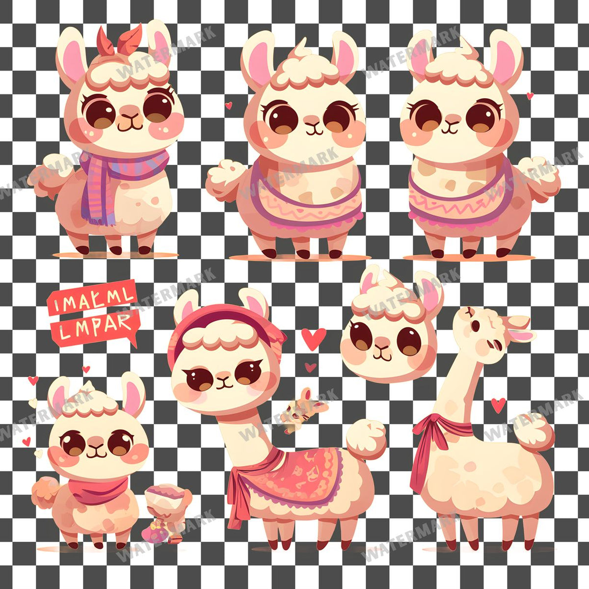 Chibi Style Clipart Pngs