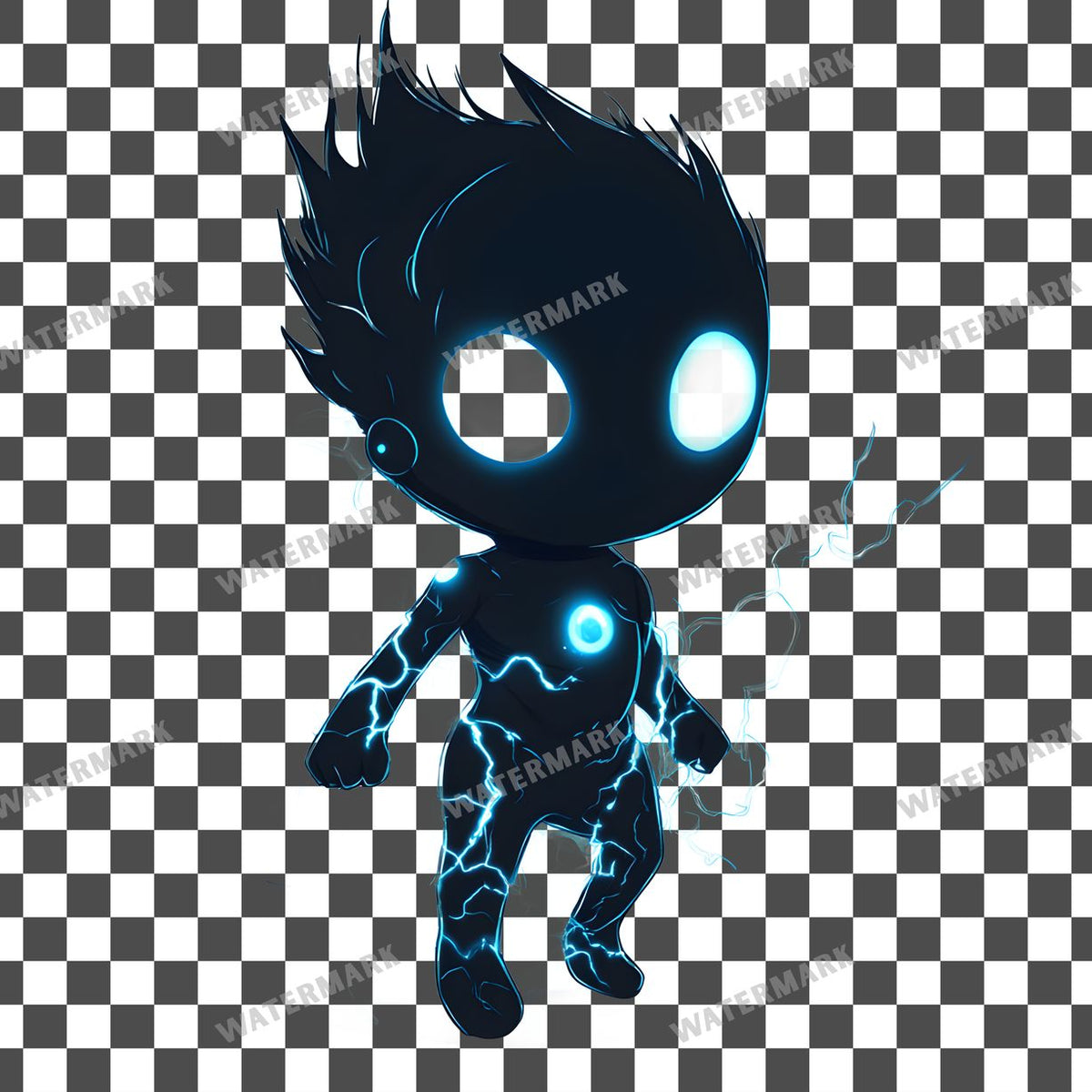Chibi Thunder Clipart Pngs
