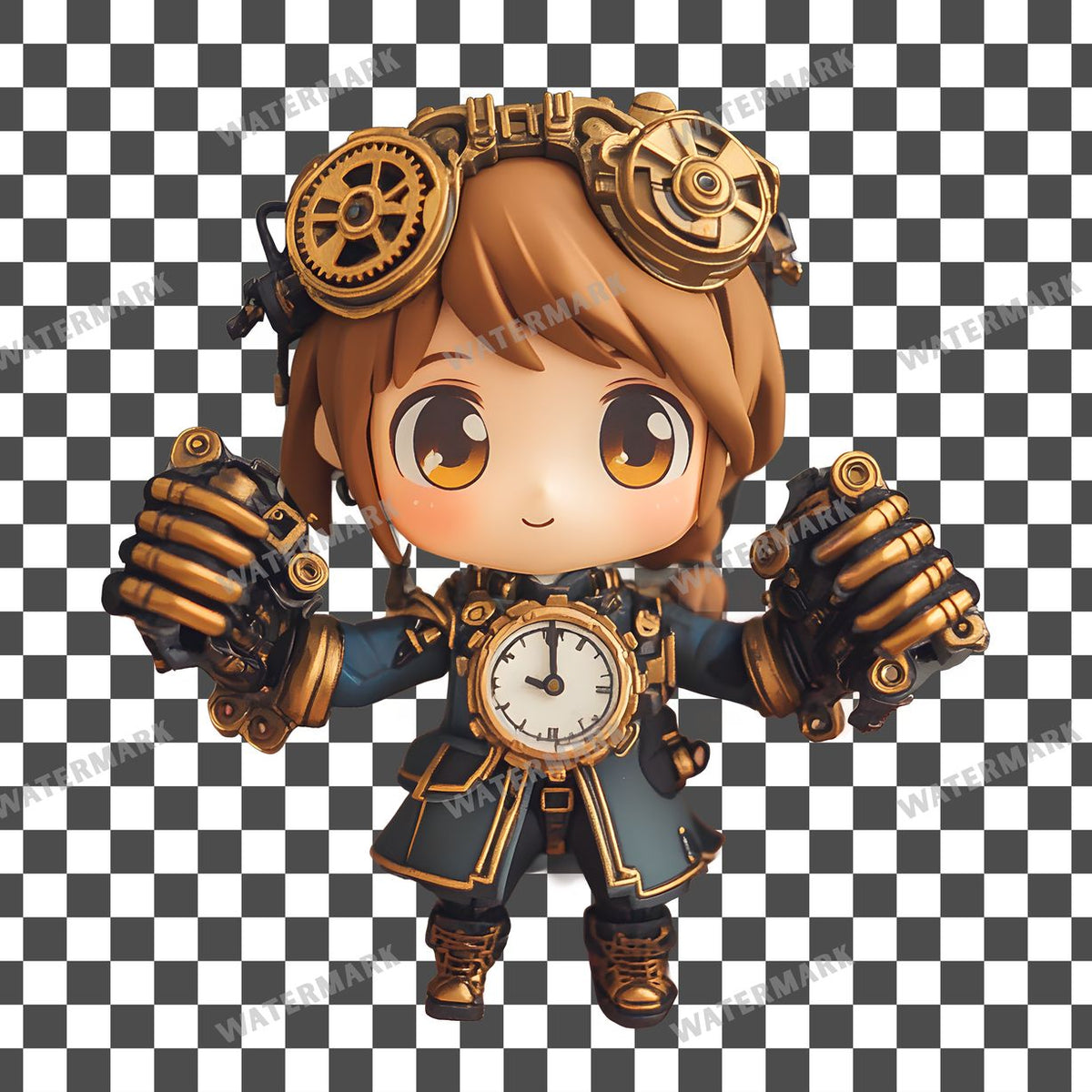 Chibi Time Clipart Pngs