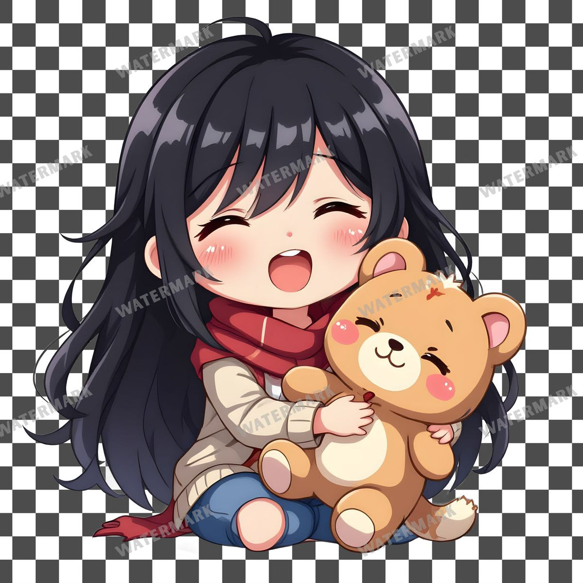 Chibi Yawning Clipart Pngs