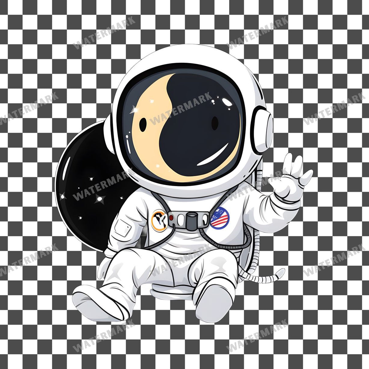 Chibiastronaut Clipart Pngs
