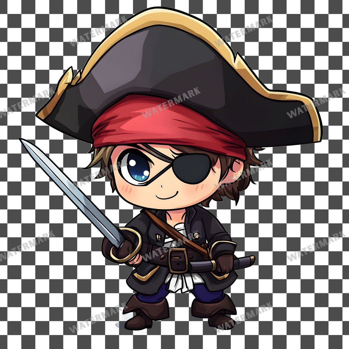 Chibipirate Clipart Pngs
