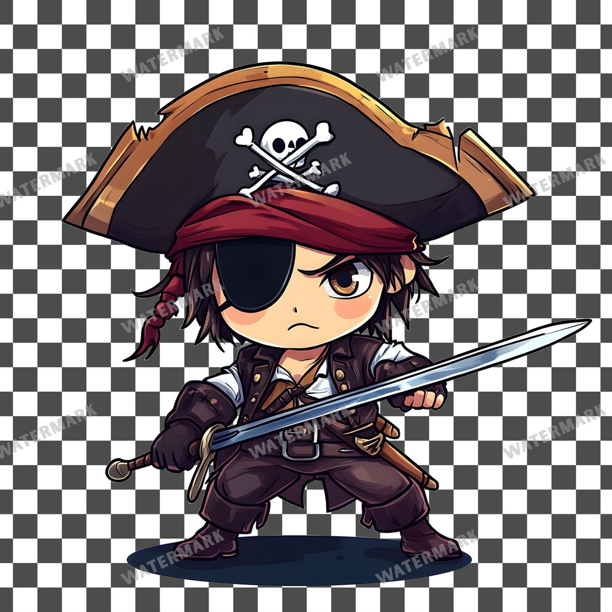 Chibipirate Clipart Pngs