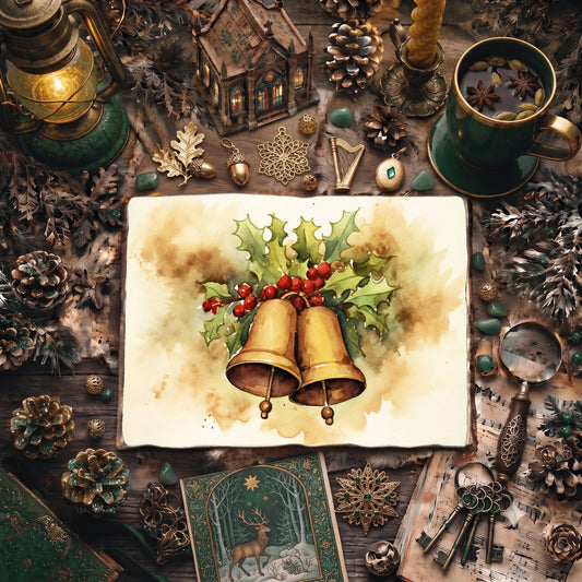 Christmas Bells Digital Papers