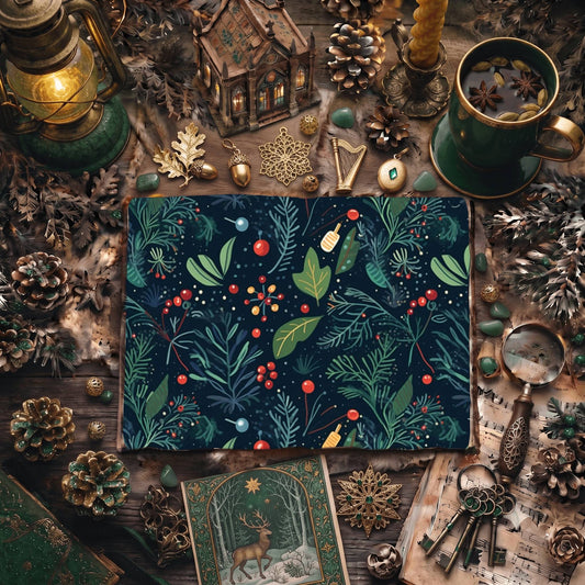 Christmas Dark Theme Digital Papers