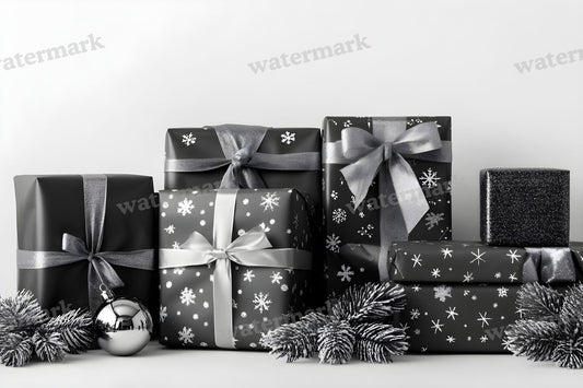 Christmas Gift Display Backdrop Images