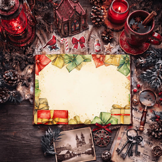 Christmas Gifts Digital Papers