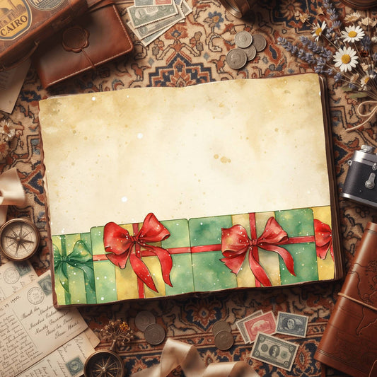 Christmas Gifts Digital Papers