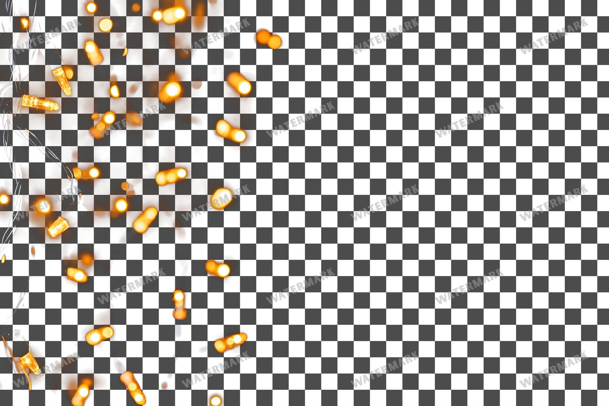 Christmas Lights Transparent Overlay Pngs