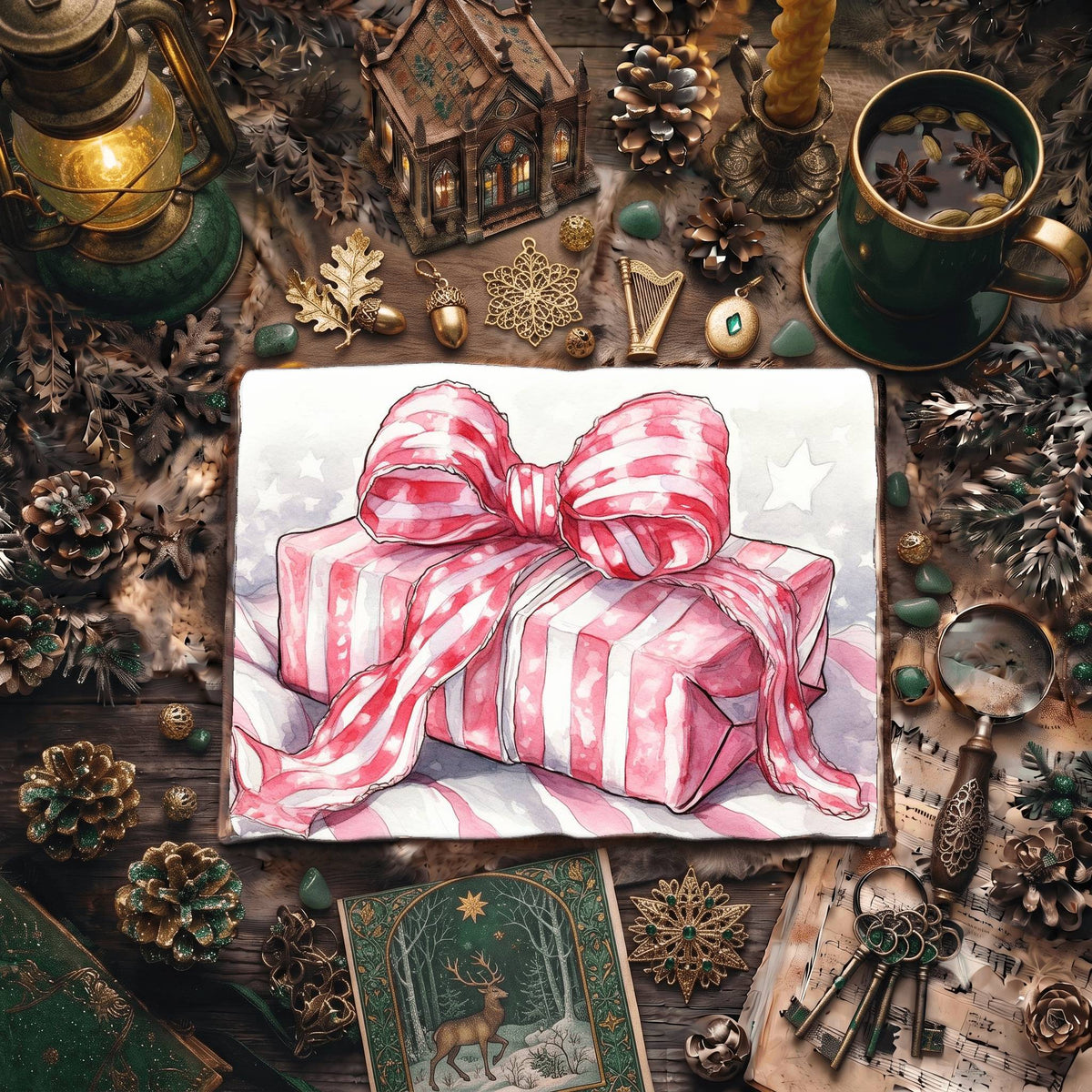 Christmas Presents Digital Papers