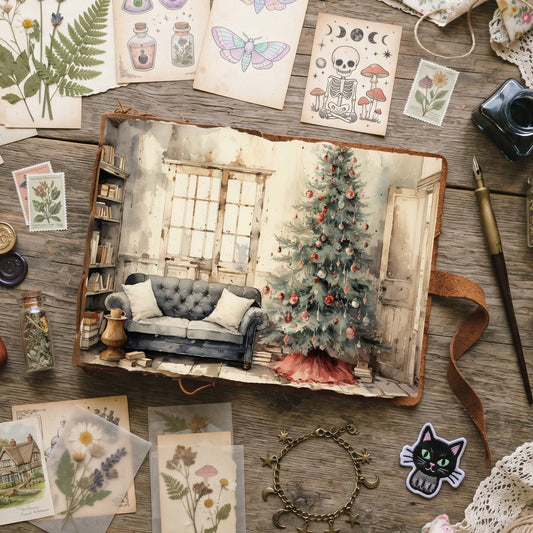 Christmas Trees Digital Papers