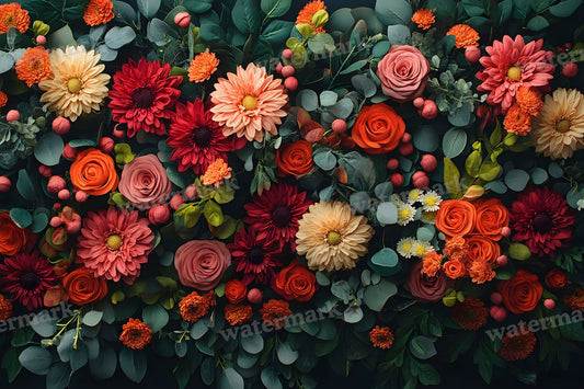 Chrysanthemum Charm Display Backdrop Images