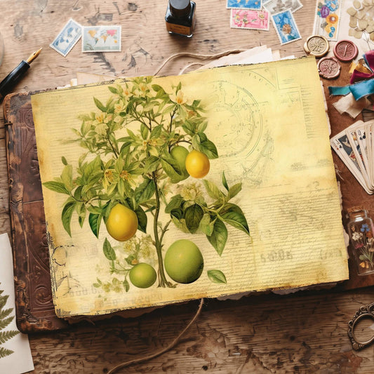 Citrus Fruit Digital Papers