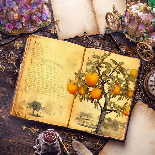 Citrus Fruit Digital Papers