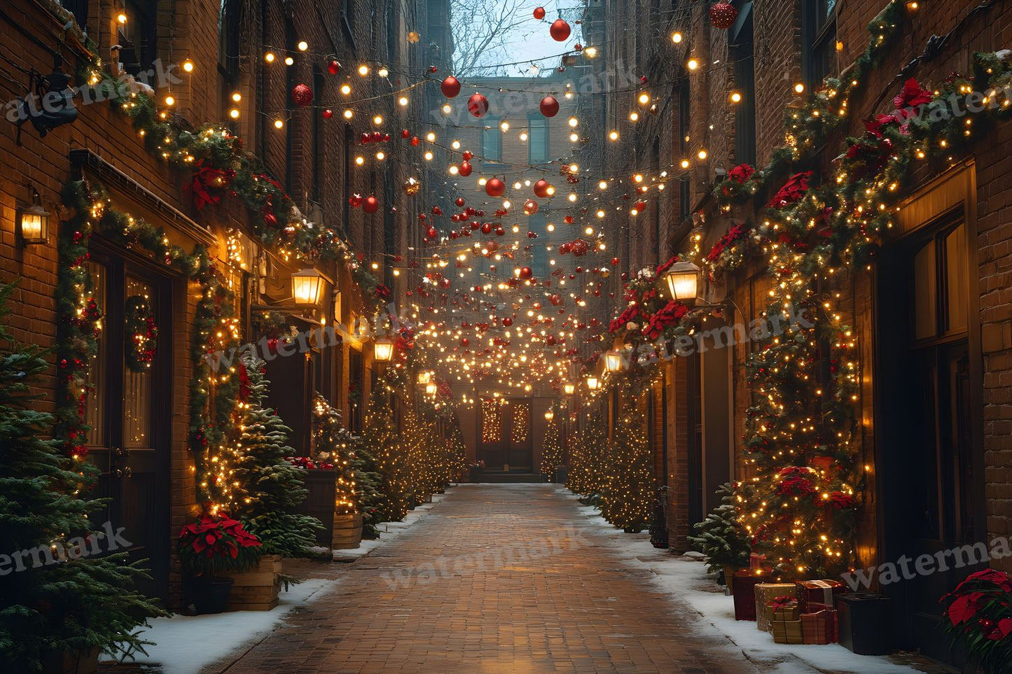 Classic Christmas Backdrop Images