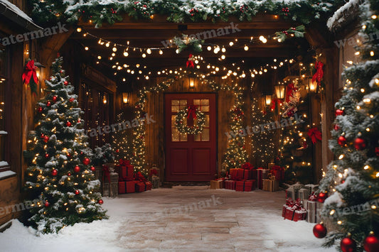 Classic Christmas Backdrop Images