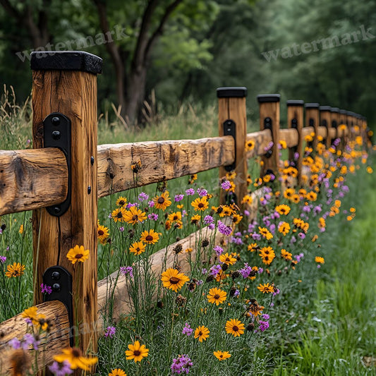 Classic Fence Line Backdrop Images