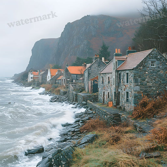 Coastal Town Backdrop Images
