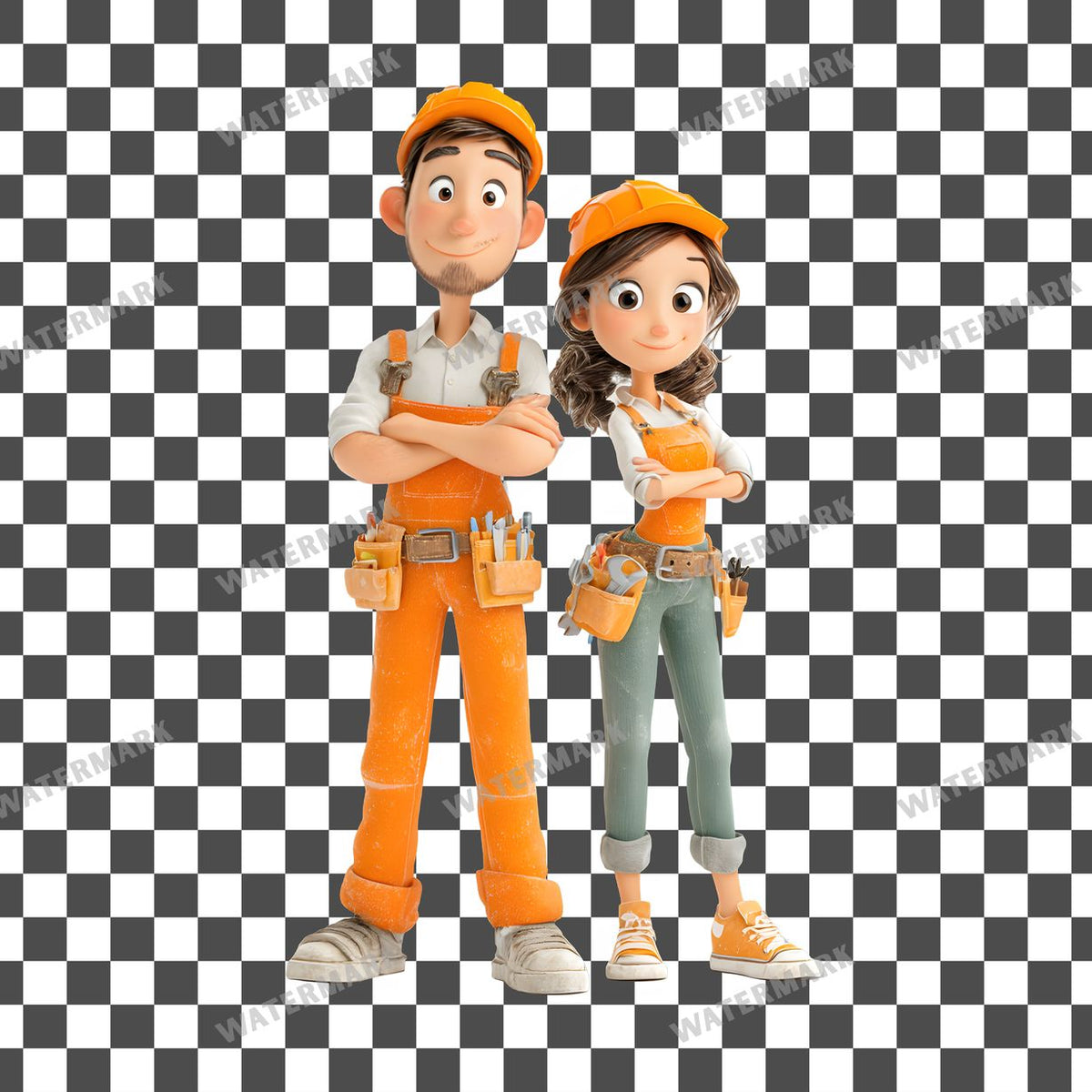 Construction Worker Clipart Pngs