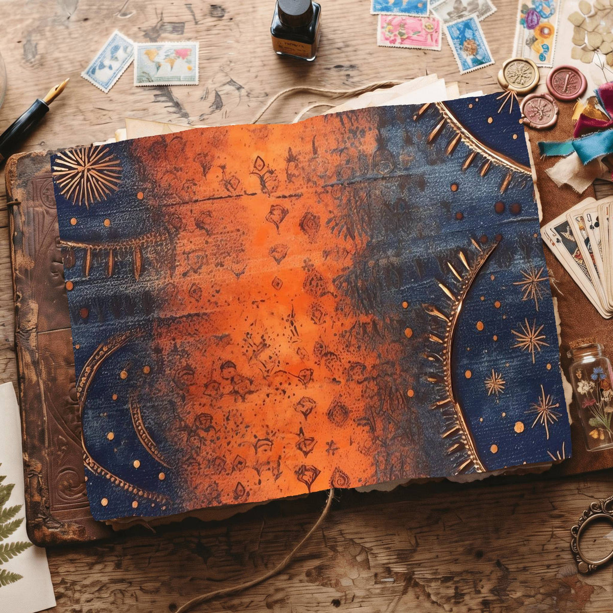 Copper Moon Digital Papers