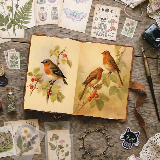 Countryside Birds Digital Papers