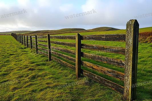 Countryside Fencing Backdrop Images