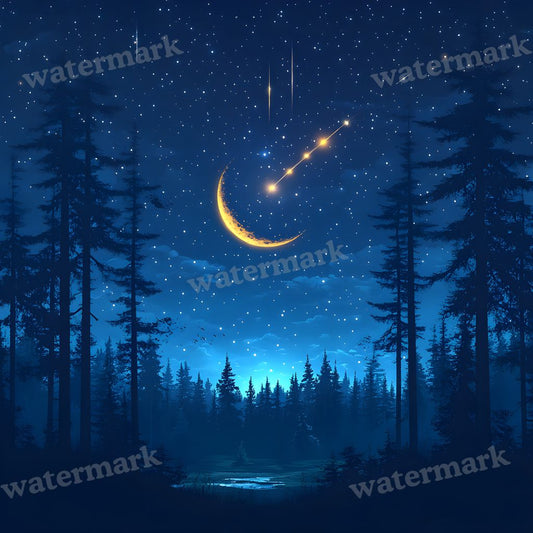 Crescent Moon Backdrop Images