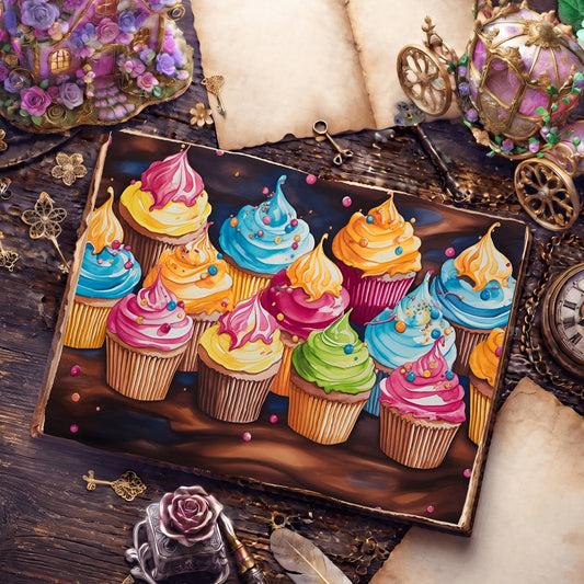 Cupcakes Digital Papers
