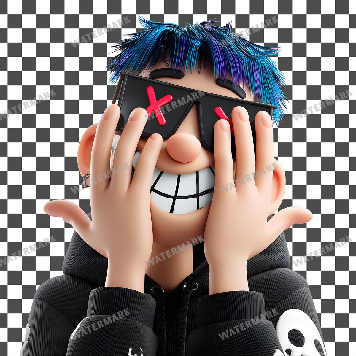 Cyberpunk Character Clipart Pngs