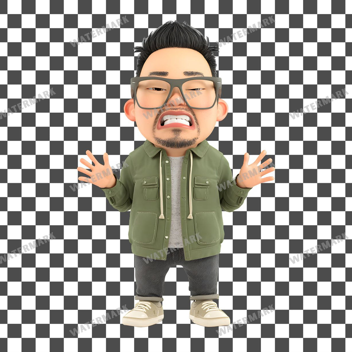 Dad Character Clipart Pngs