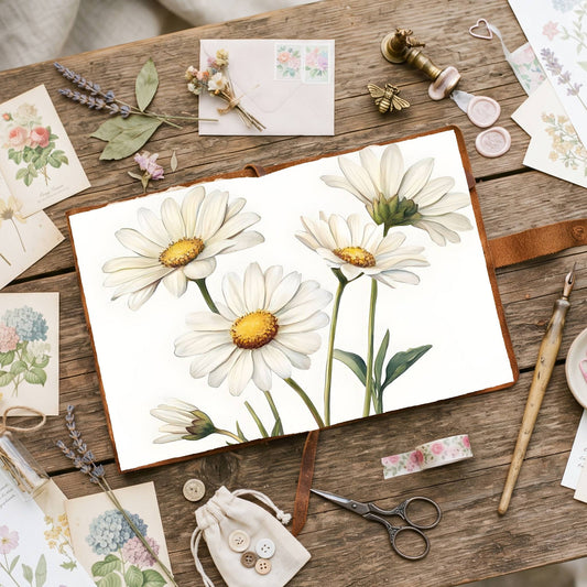 Daisies Digital Papers