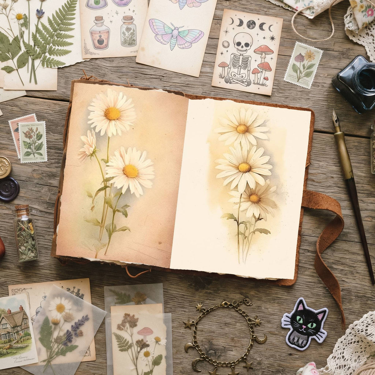 Daisies Digital Papers