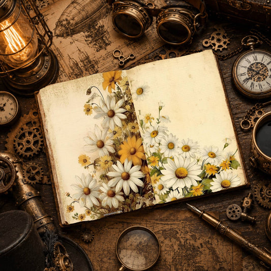 Daisies Digital Papers