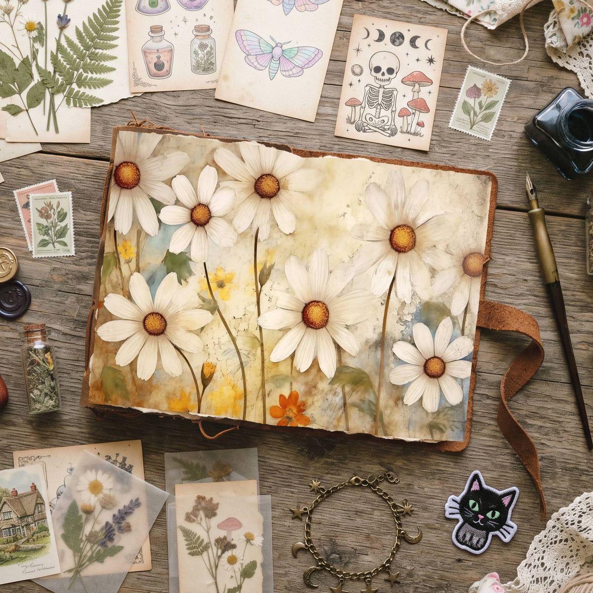 Daisies Digital Papers