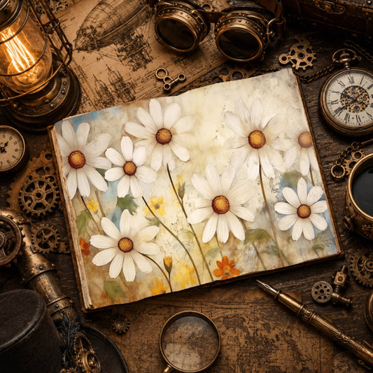 Daisies Digital Papers