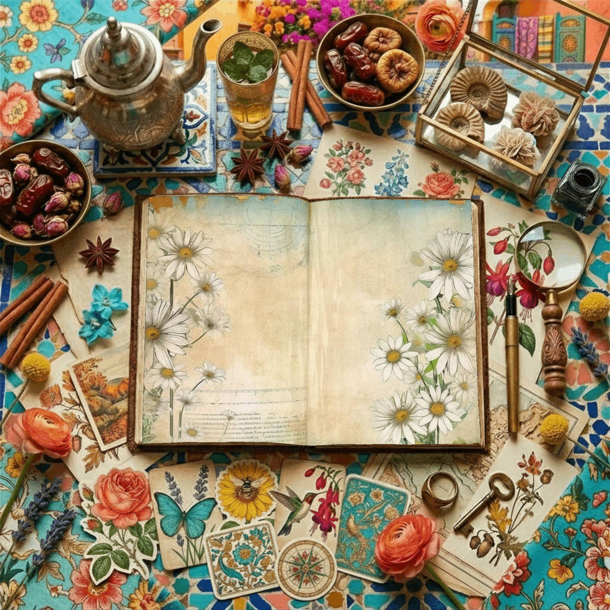 Daisies Digital Papers