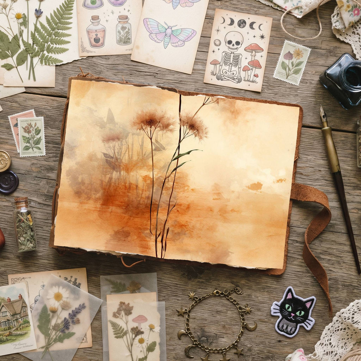 Dandelions Digital Papers