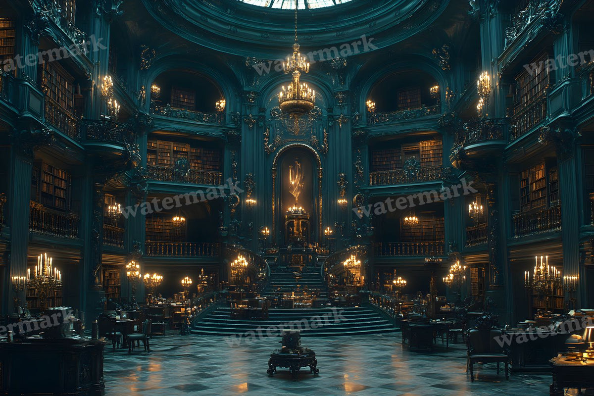 Dark Academia Study Backdrop Images