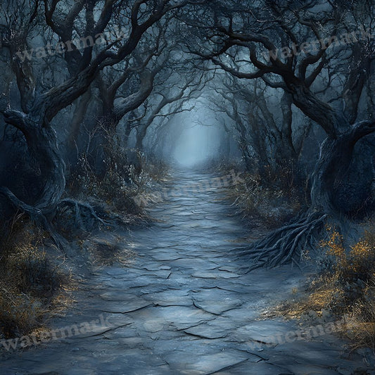 Dark Spooky digital photo backdrop for photo editing, preview 1