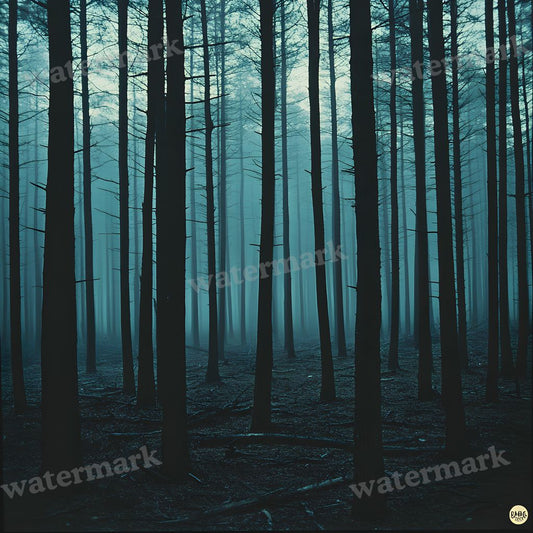 Dark Spooky digital photo backdrop for photo editing, preview 1